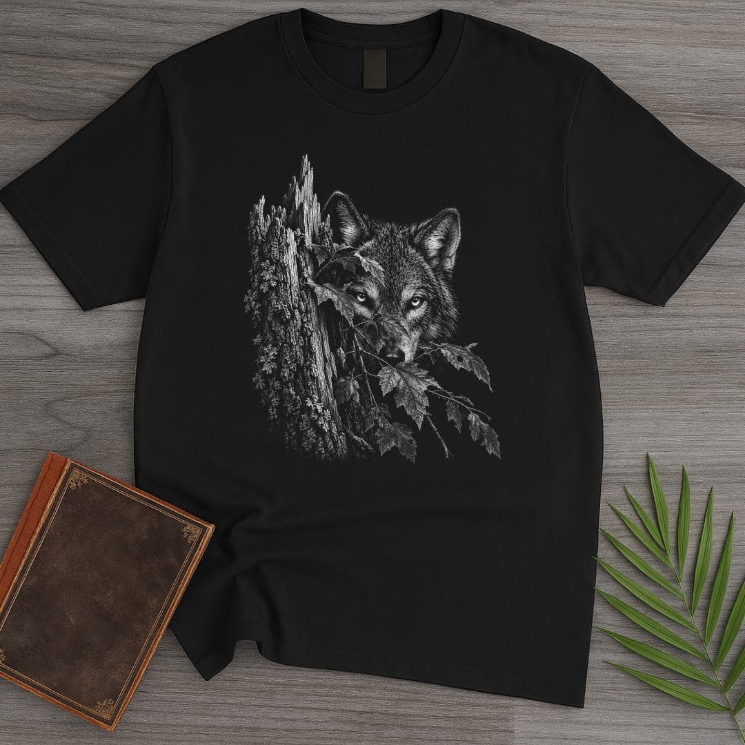 T-Shirt Black / S Hunting Wolf T-Shirt