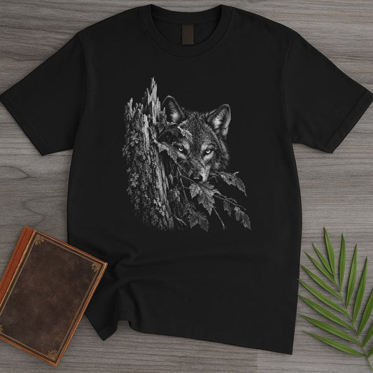 T-Shirt Black / S Hunting Wolf T-Shirt