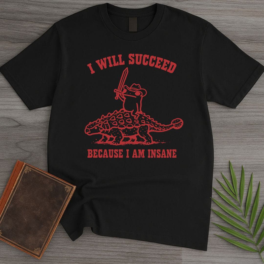 T-Shirt Black / S I Will Succeed T-Shirt