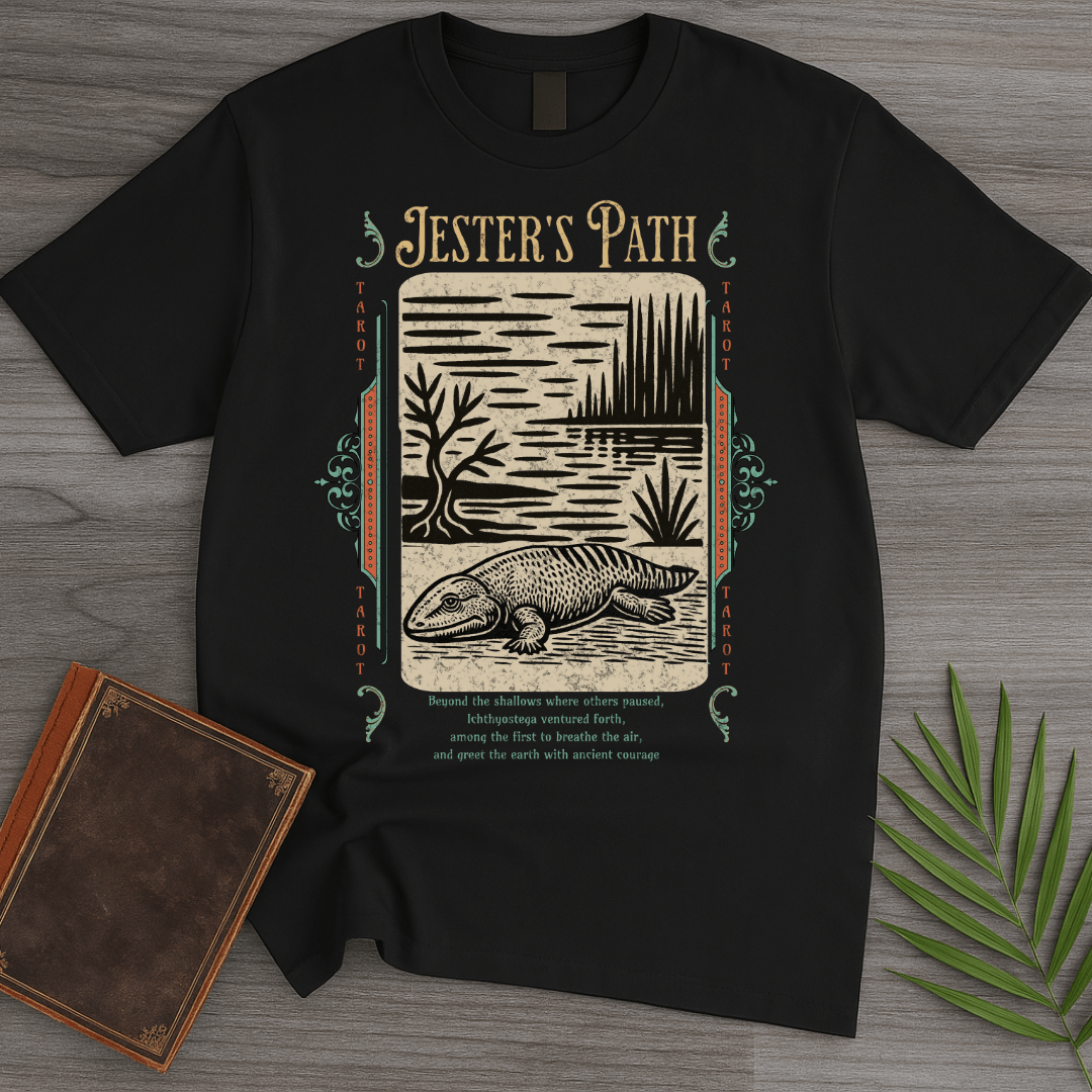 T-Shirt Black / S Ichthyostega Jester's Path T-Shirt