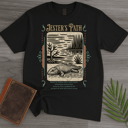T-Shirt Black / S Ichthyostega Jester's Path T-Shirt