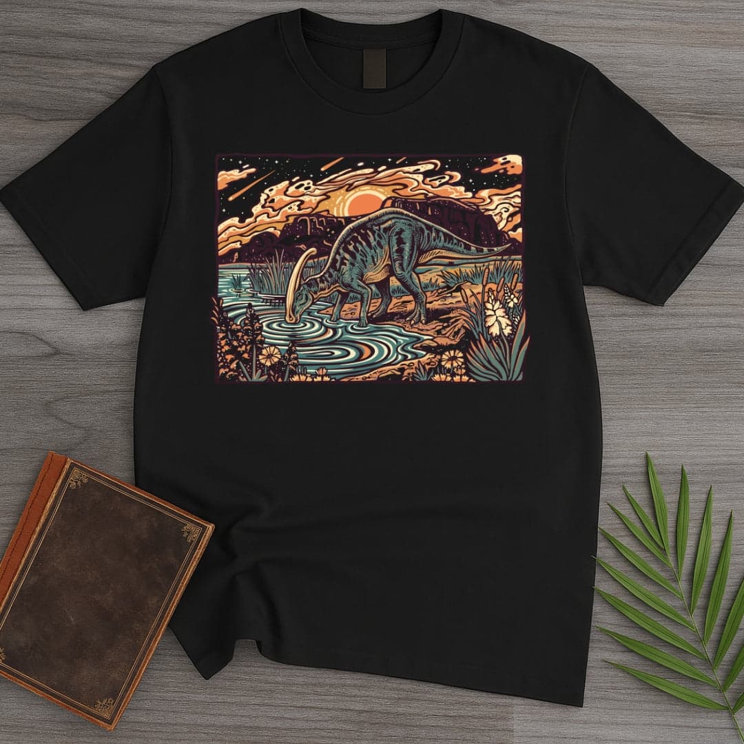 T-Shirt Black / S Into the Parasaurolophus Dream T-Shirt