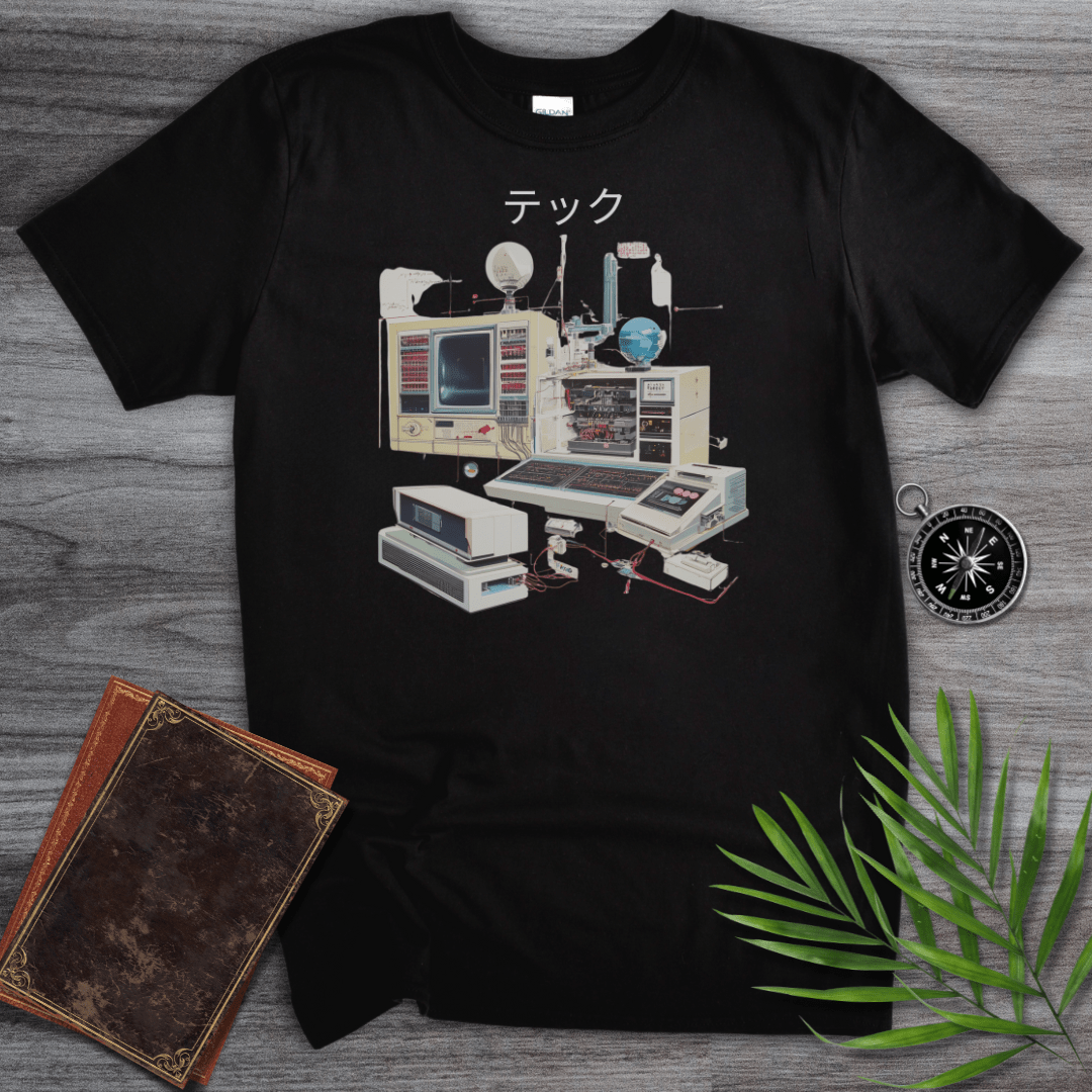 T-Shirt Black / S Japanese Aesthetic Tech Graphic T-Shirt