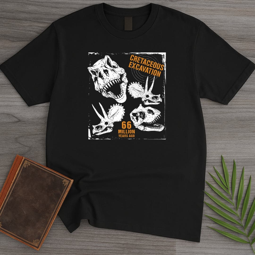 T-Shirt Black / S Late Cretaceous Excavation T-Shirt
