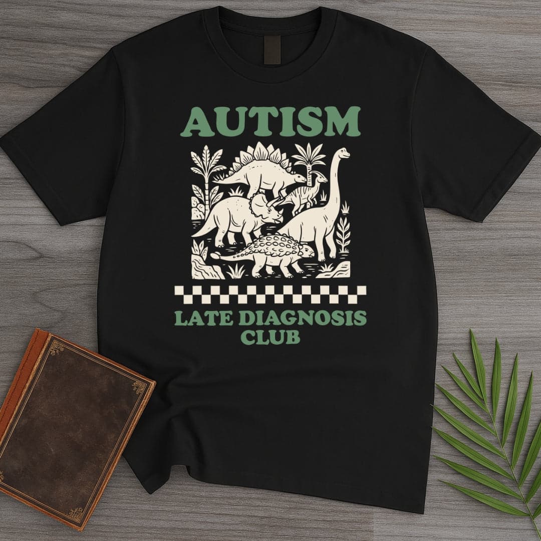T-Shirt Black / S Late Diagnosis Dino Club T-Shirt