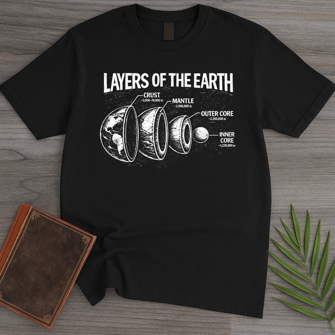 T-Shirt Black / S Layers of the Earth T-Shirt