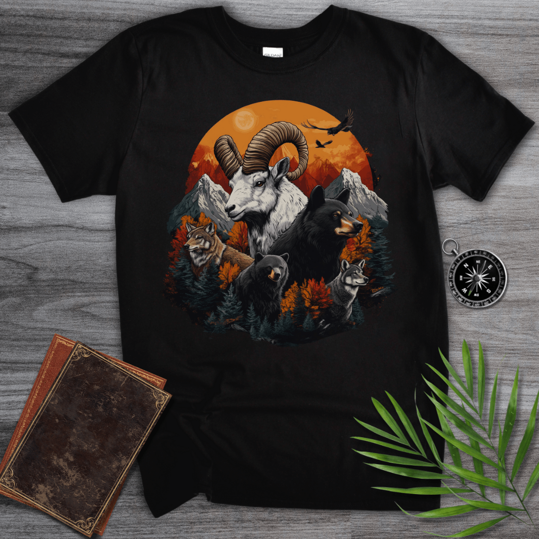 T-Shirt Black / S Mammals of the Mountain T-Shirt