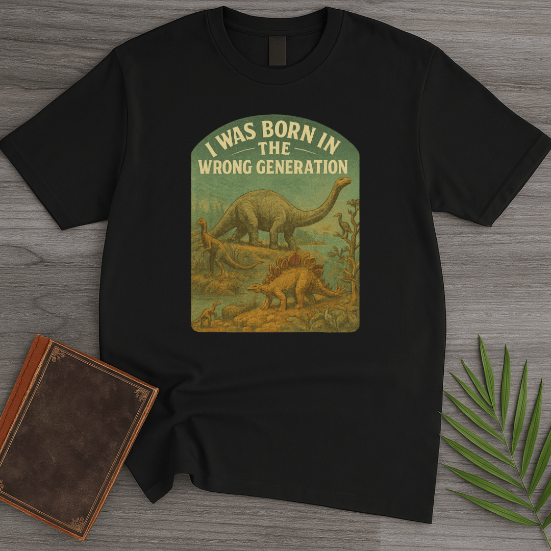 T-Shirt Black / S Mesozoic: Born in the Wrong Generation T-Shirt