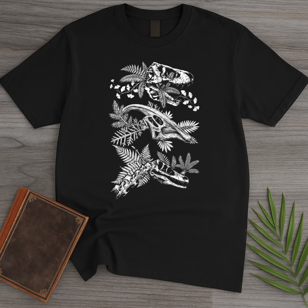 T-Shirt Black / S Mesozoic Fossil Forest T-Shirt