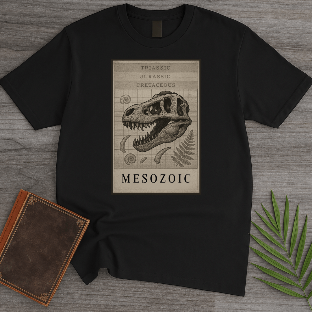 T-Shirt Black / S Mesozoic Skull Study T-Shirt