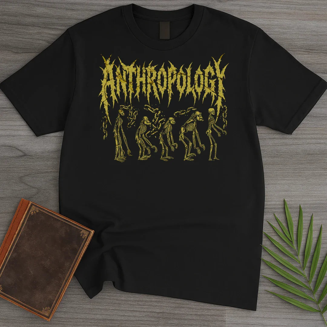 T-Shirt Black / S Metal Anthropology and Chains T-Shirt
