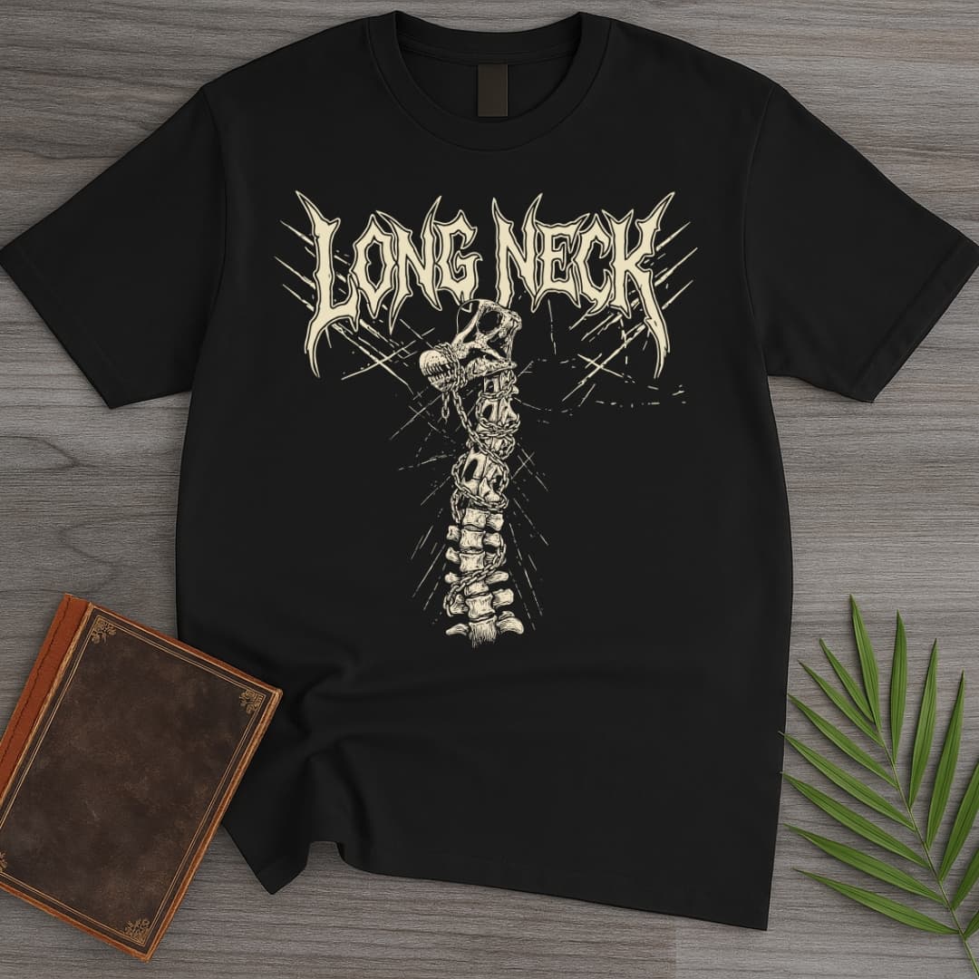 T-Shirt Black / S Metal Brachiosaurus & Chains T-Shirt