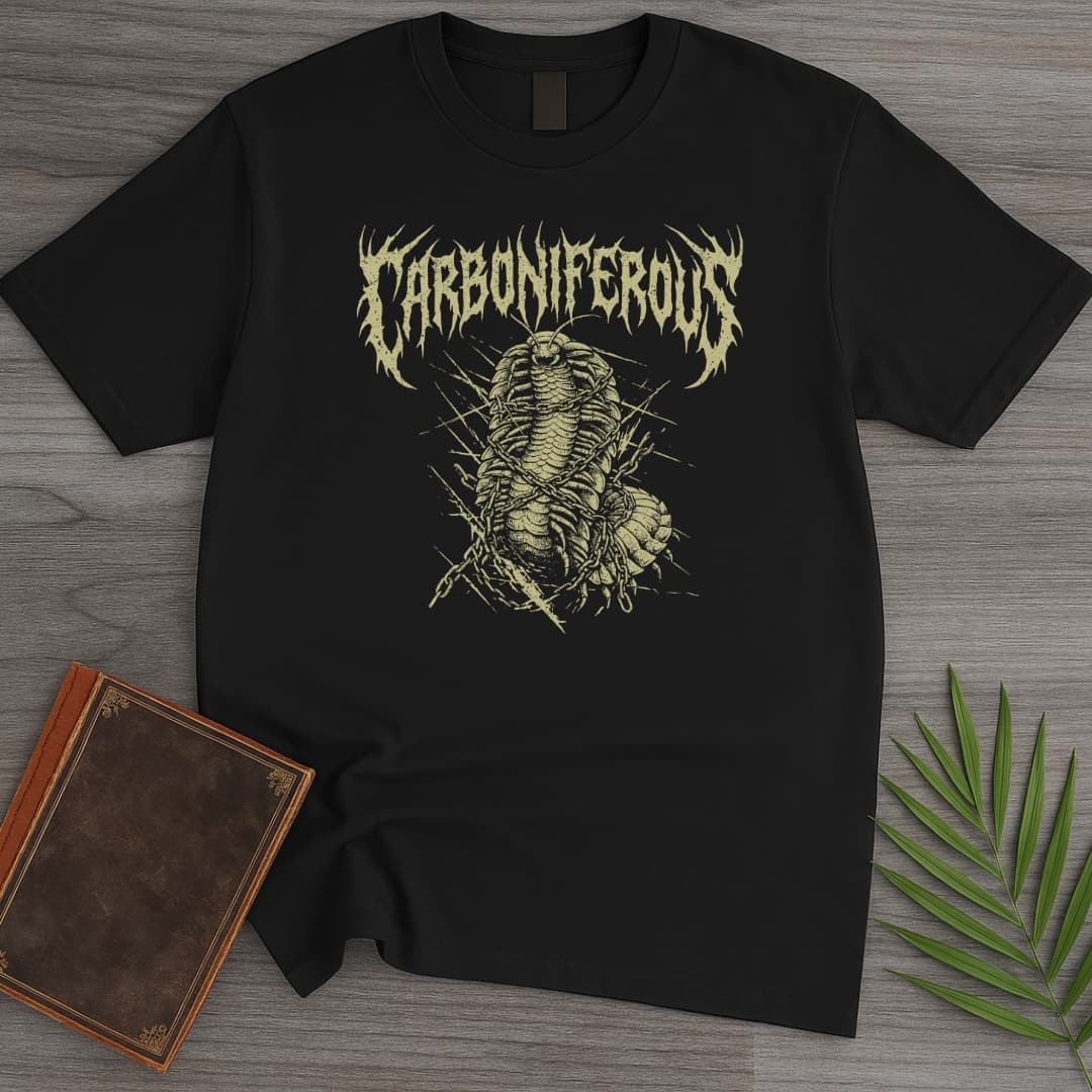 T-Shirt Black / S Metal Carboniferous and Chains T-Shirt