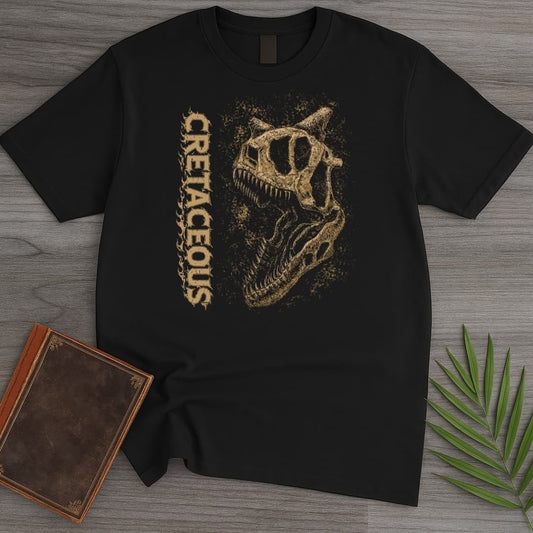 T-Shirt Black / S Metal Cretaceous Carnotaurus T-Shirt