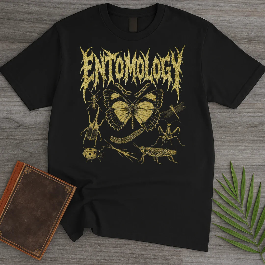 T-Shirt Black / S Metal Entomology Bug T-Shirt