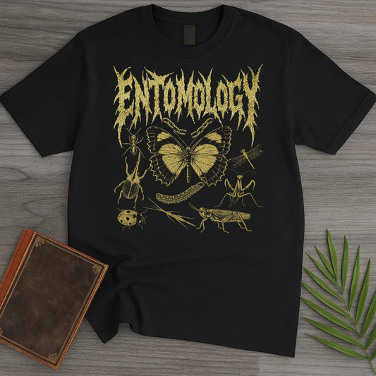 T-Shirt Black / S Metal Entomology Bug T-Shirt