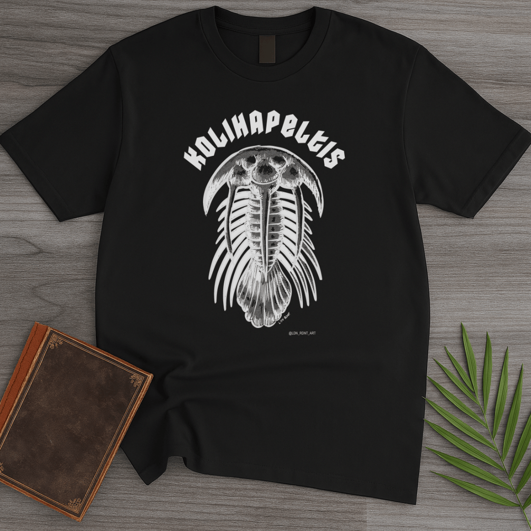 T-Shirt Black / S Metal Kolihaptelis T-Shirt (ldn_rdnt_art)