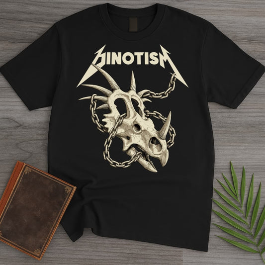 T-Shirt Black / S Metal Styracosaurus Dinotism T-Shirt