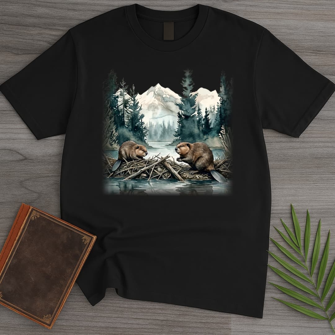 T-Shirt Black / S Misty Dam Beavers T-Shirt