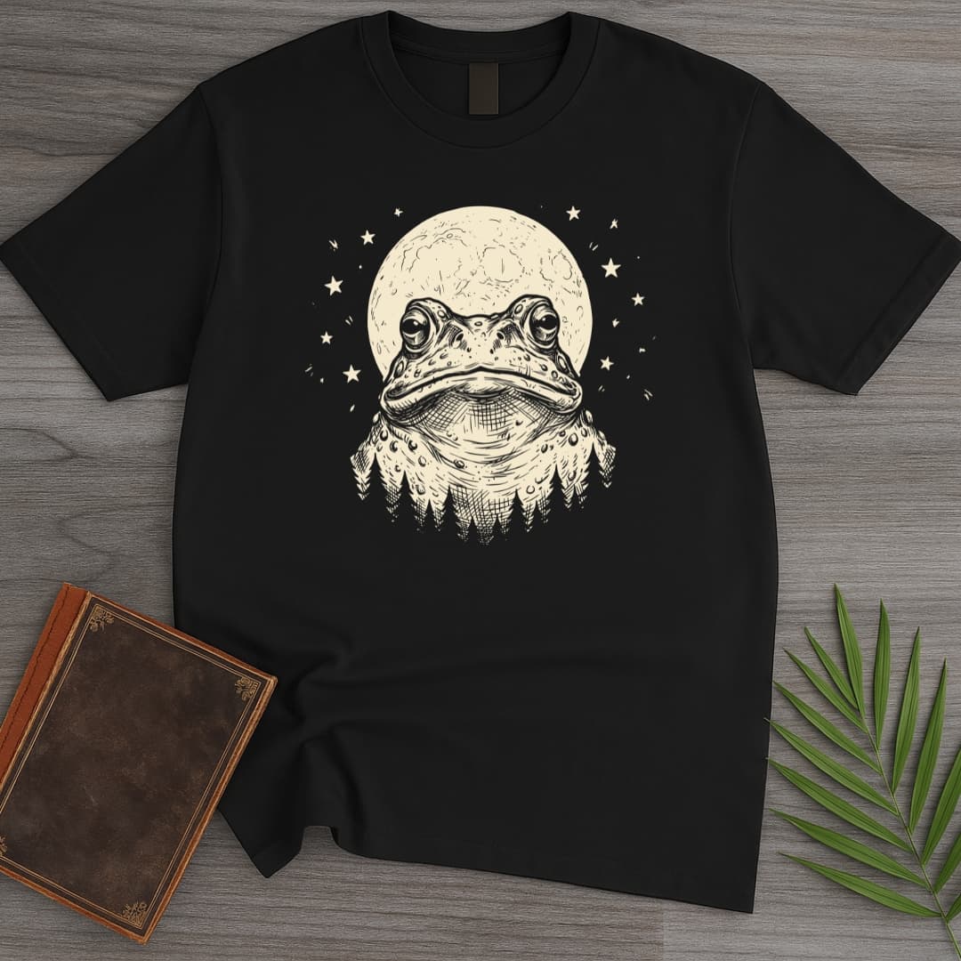 T-Shirt Black / S Moon Gazer Toad T-Shirt
