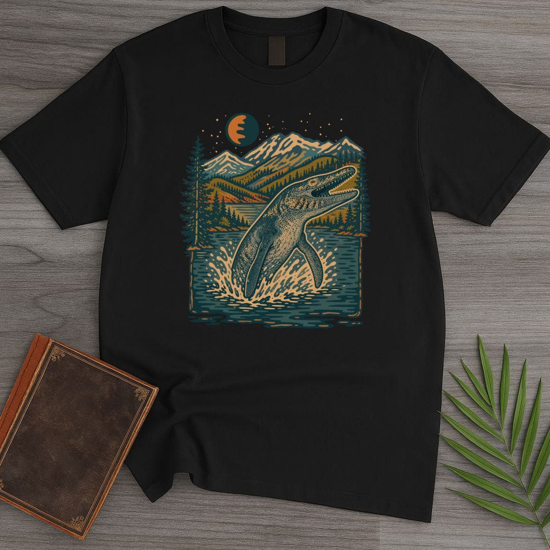 T-Shirt Black / S Mosasaur Mountain Tide T-Shirt