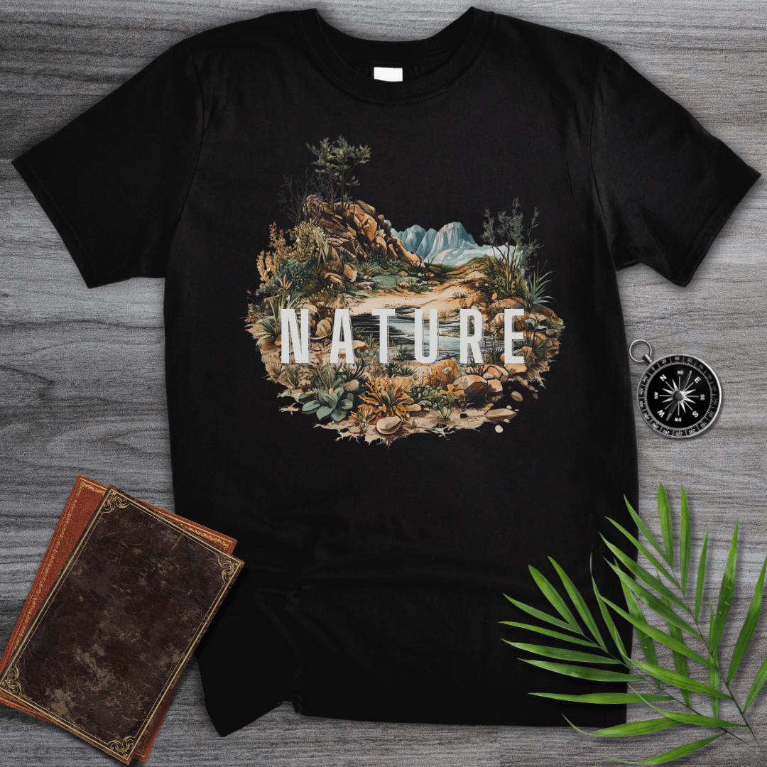 T-Shirt Black / S NATURE: Landscape Oasis T-Shirt