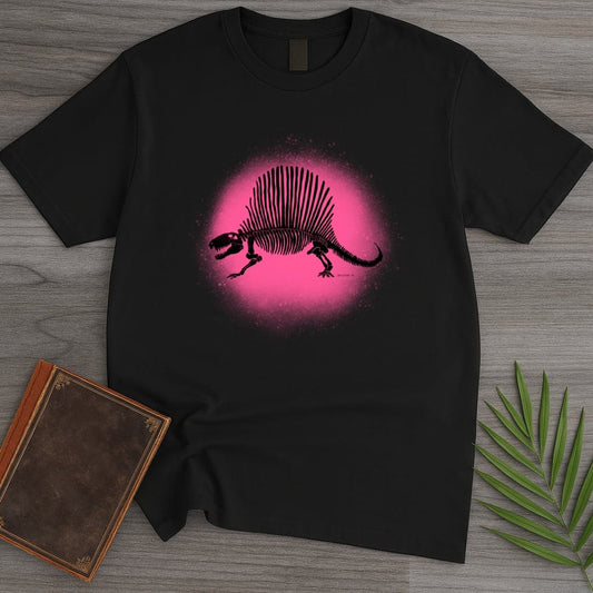 T-Shirt Black / S Neon Sail Dimetrodon T-Shirt (palaeoden_art)