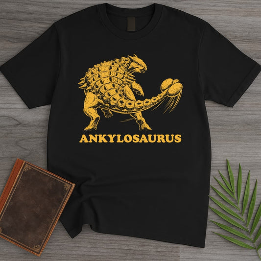 T-Shirt Black / S Old School Ankylosaurus T-Shirt