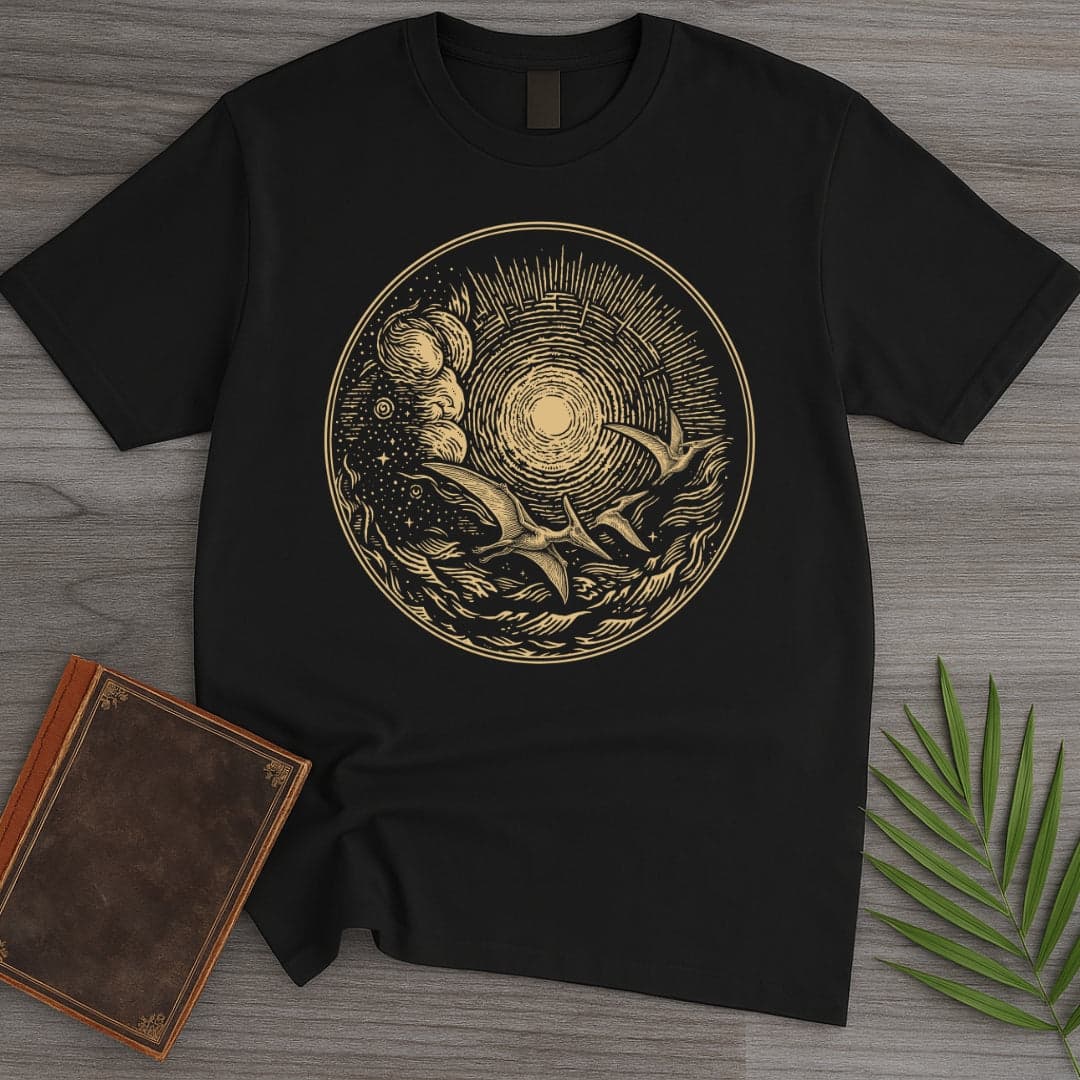 T-Shirt Black / S Once Upon a Prehistoric Sky T-Shirt