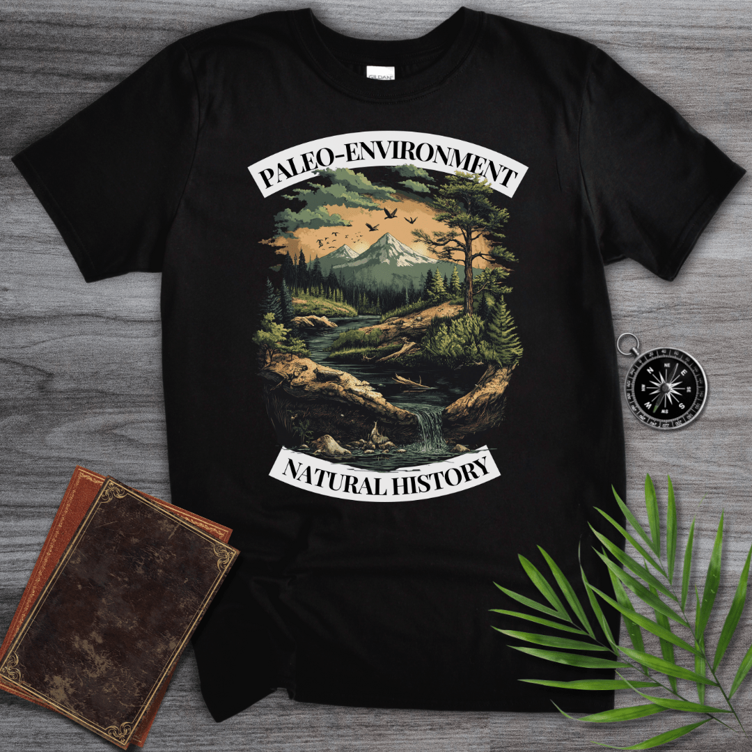 T-Shirt Black / S Paleo-Environment: Natural Landscape T-Shirt