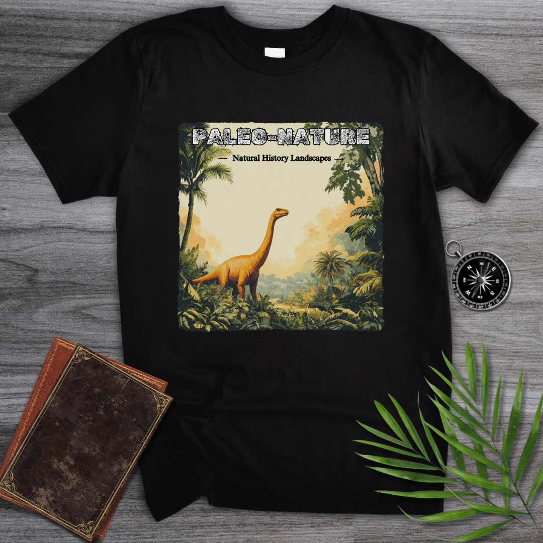 T-Shirt Black / S Paleo-Nature Landscapes T-Shirt