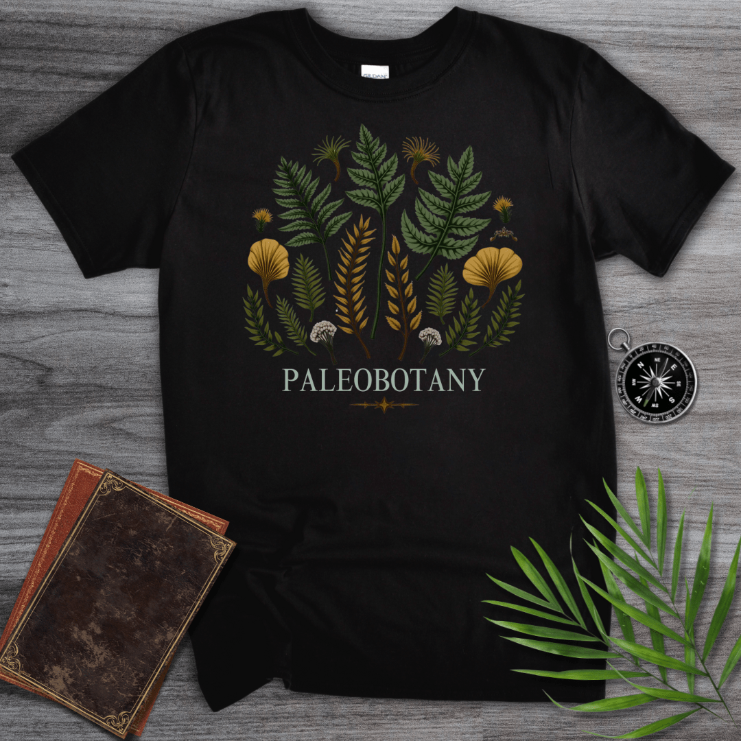 T-Shirt Black / S Paleobotany: Plants of History T-Shirt