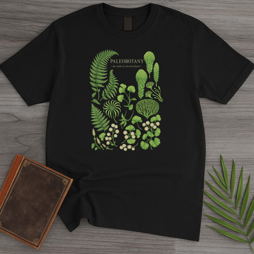 T-Shirt Black / S Paleobotany Specimens T-Shirt