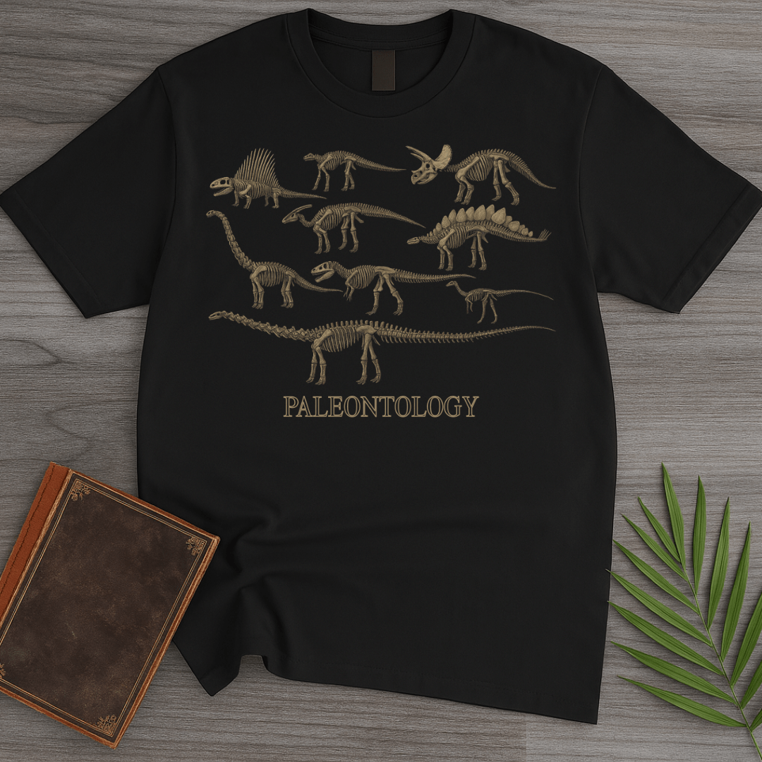 T-Shirt Black / S Paleontology: A Gallery in Bone T-Shirt