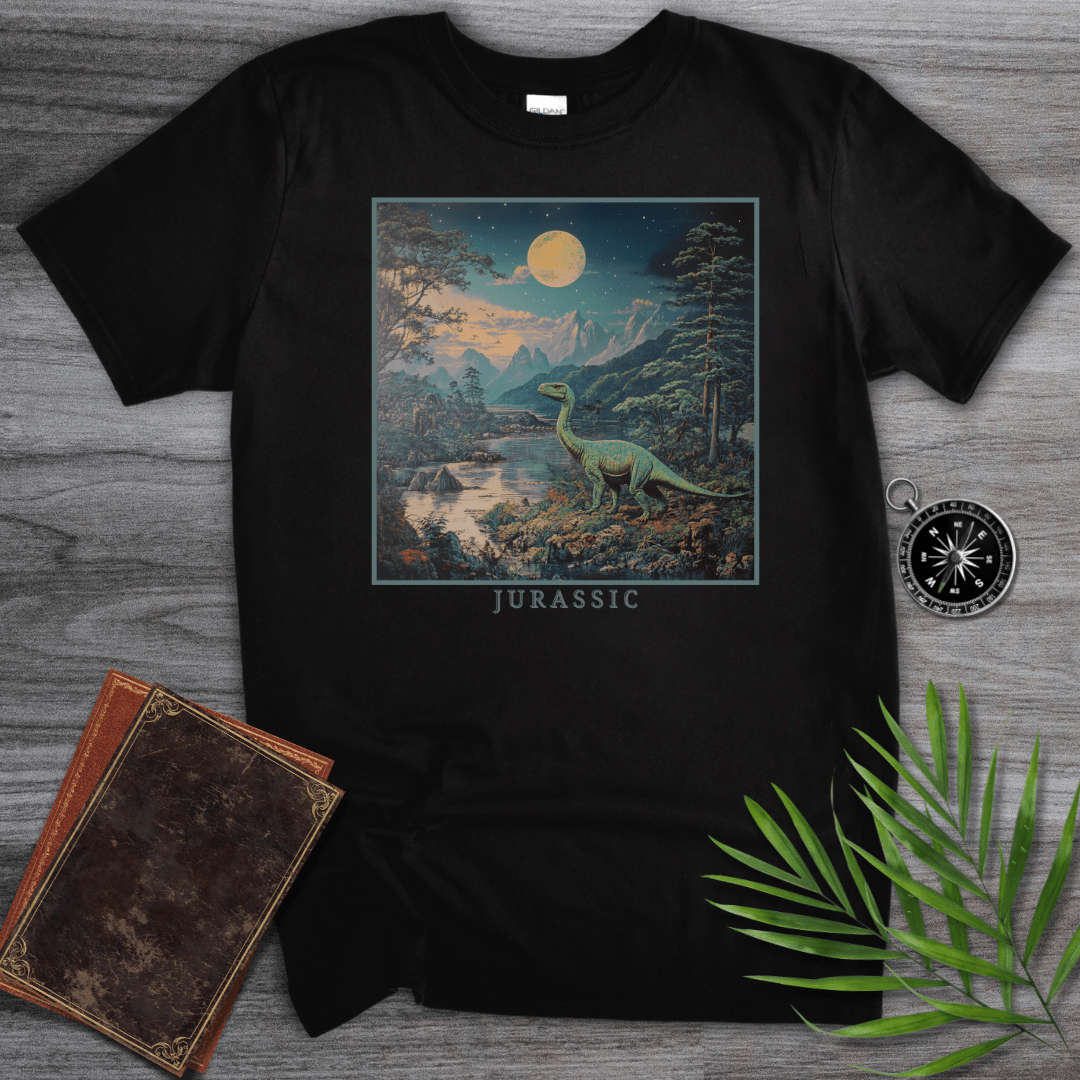 T-Shirt Black / S Prehistoric  "Jurassic" Dinosaur Aesthetic T-Shirt