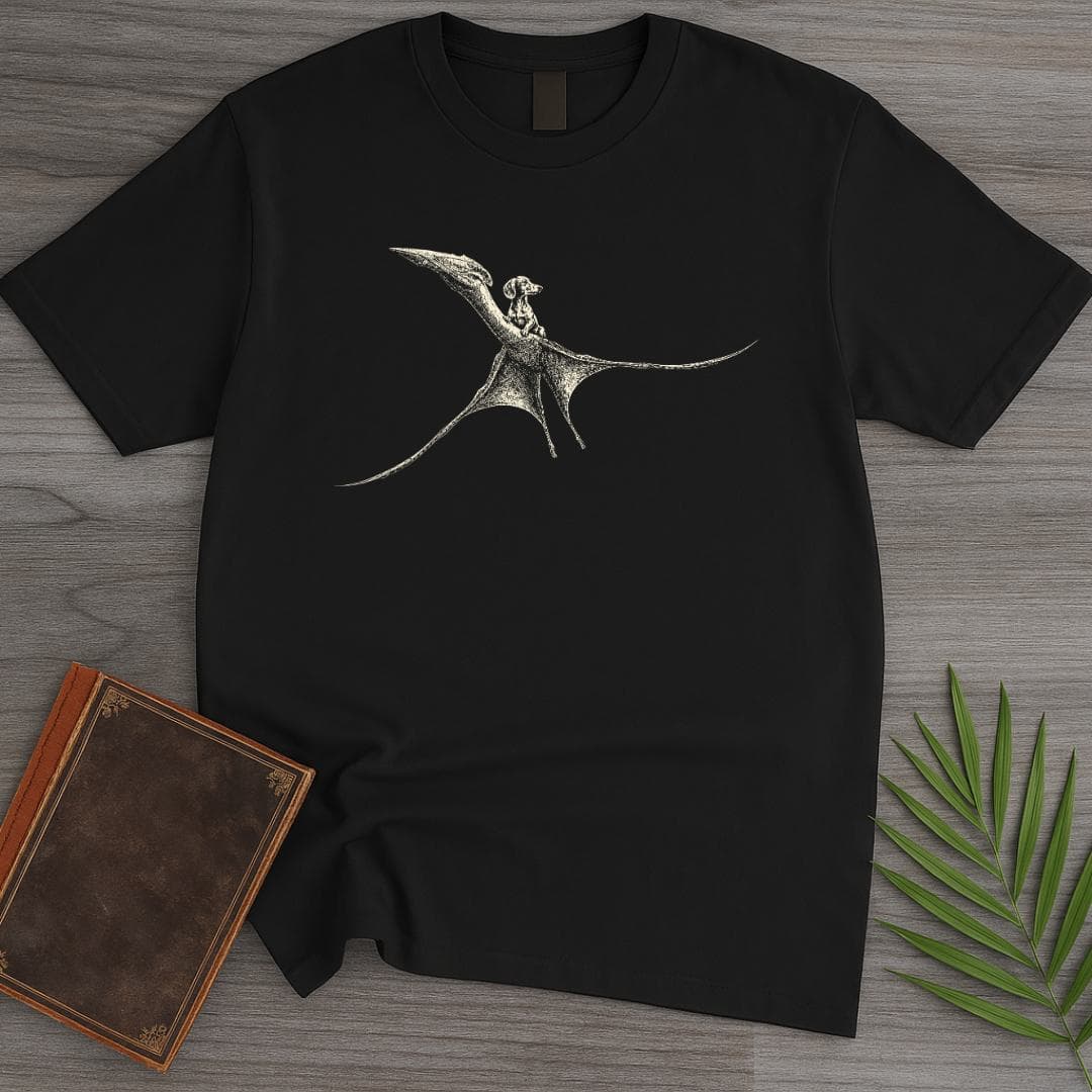 T-Shirt Black / S Prehistoric Puppy Adventure T-Shirt