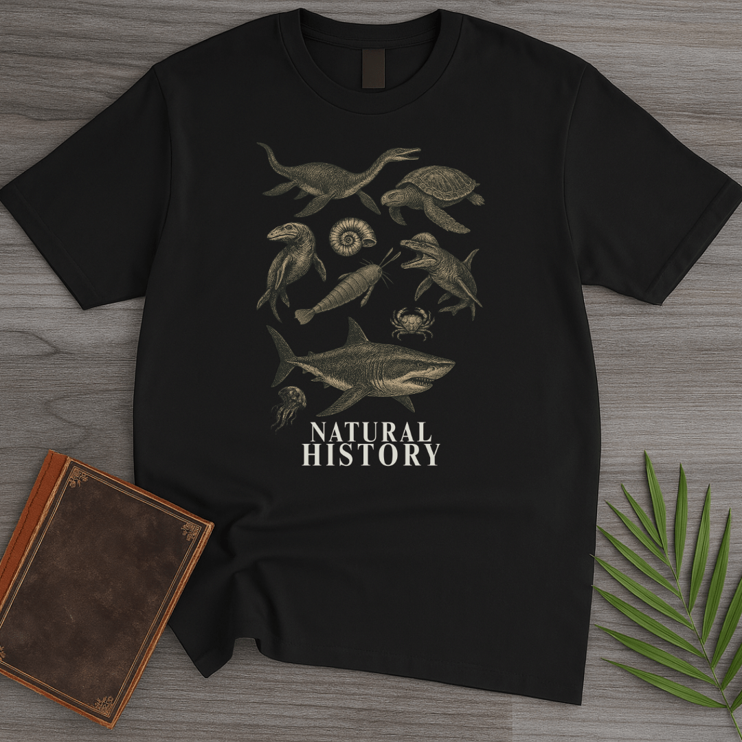 T-Shirt Black / S Prehistoric Sea Monsters T-Shirt