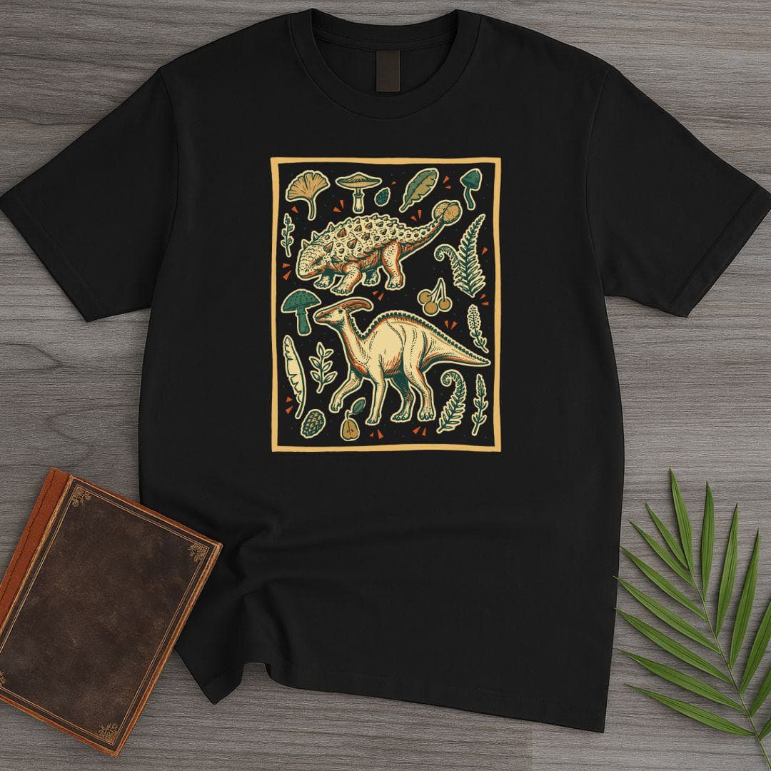 T-Shirt Black / S Prehistoric Veggie Eaters T-Shirt