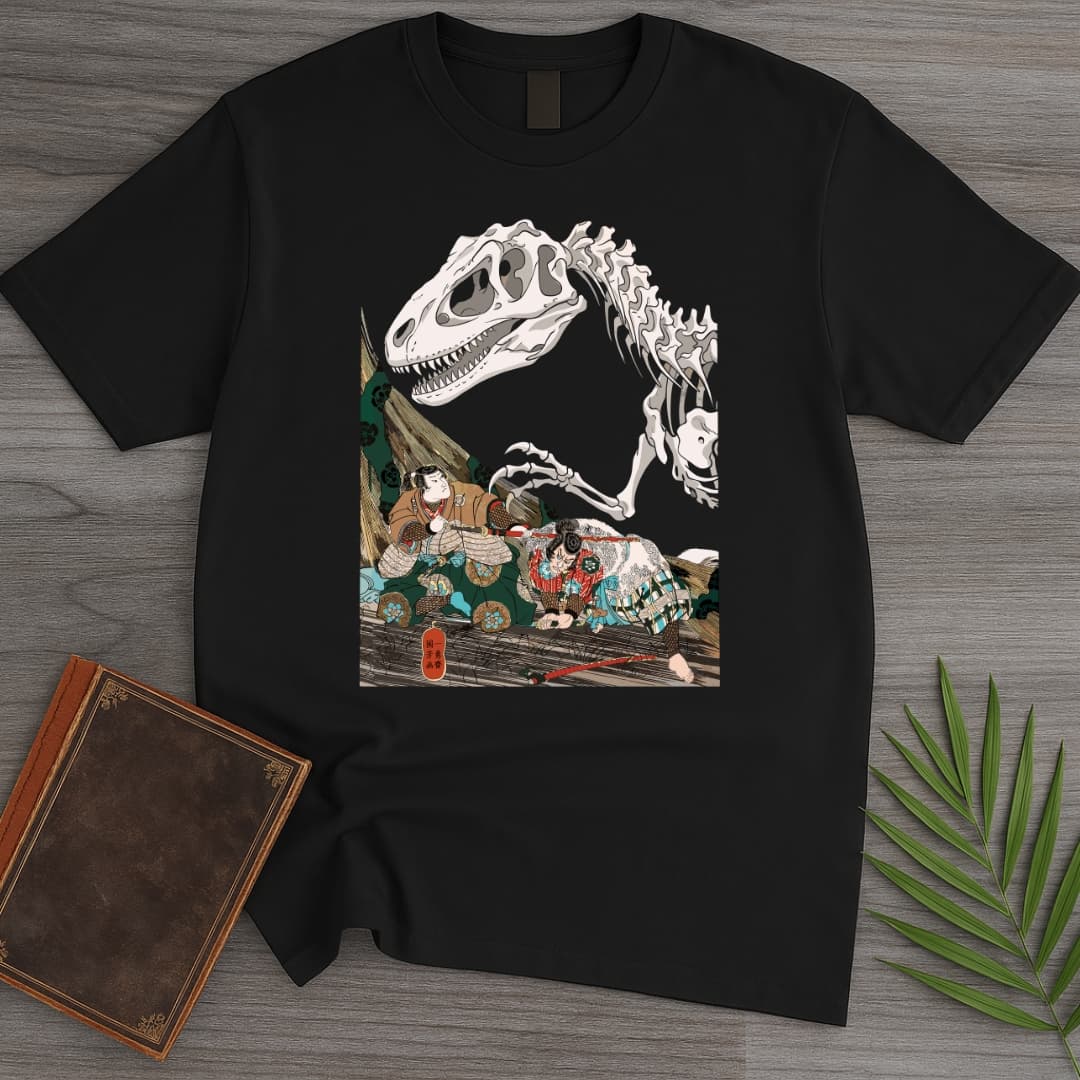 T-Shirt Black / S Prehistoric Yokai Ghosts T-Shirt