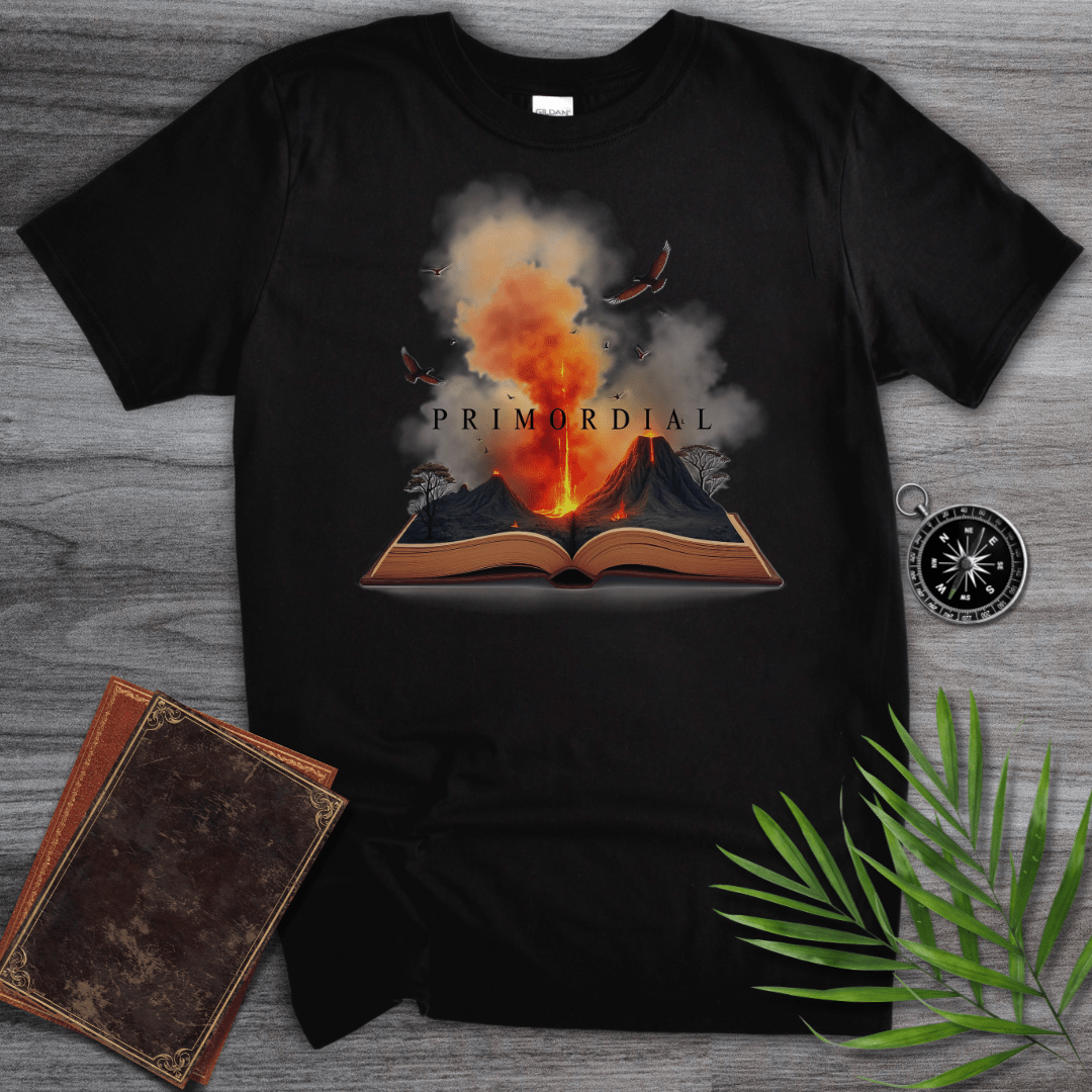 T-Shirt Black / S Primordial Volcanic Stories T-Shirt