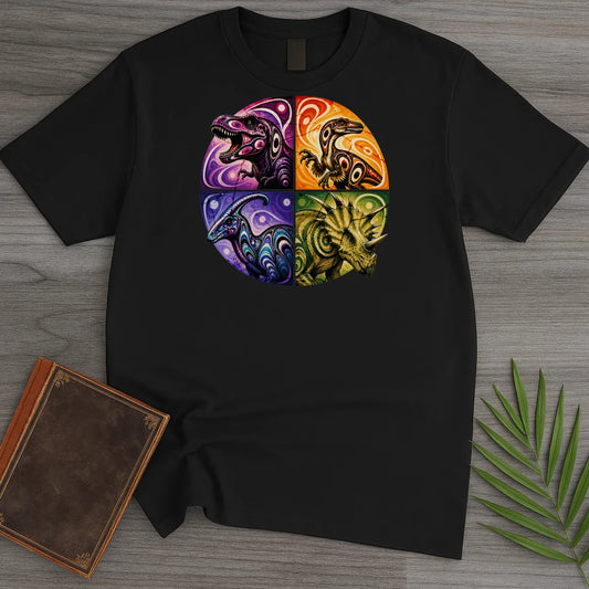 T-Shirt Black / S Prismatic Dinosaur Spirits T-Shirt