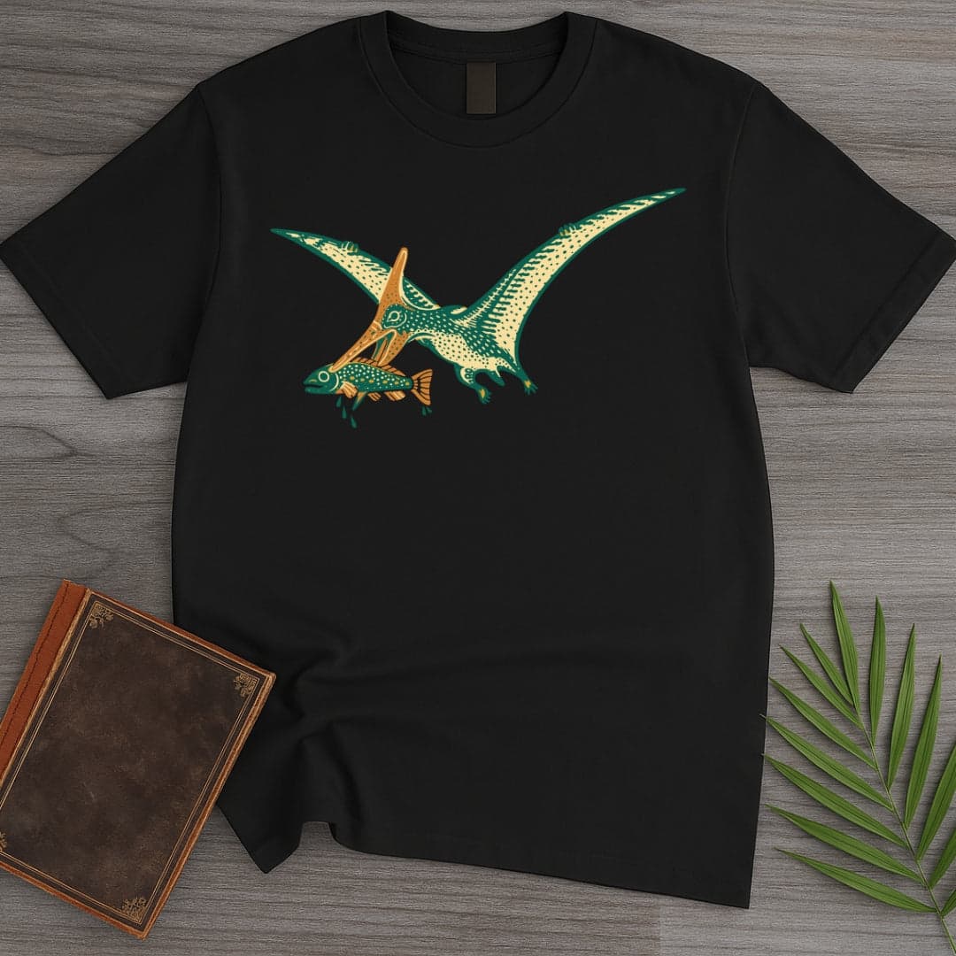T-Shirt Black / S Pteranodon Fish Snatcher T-Shirt