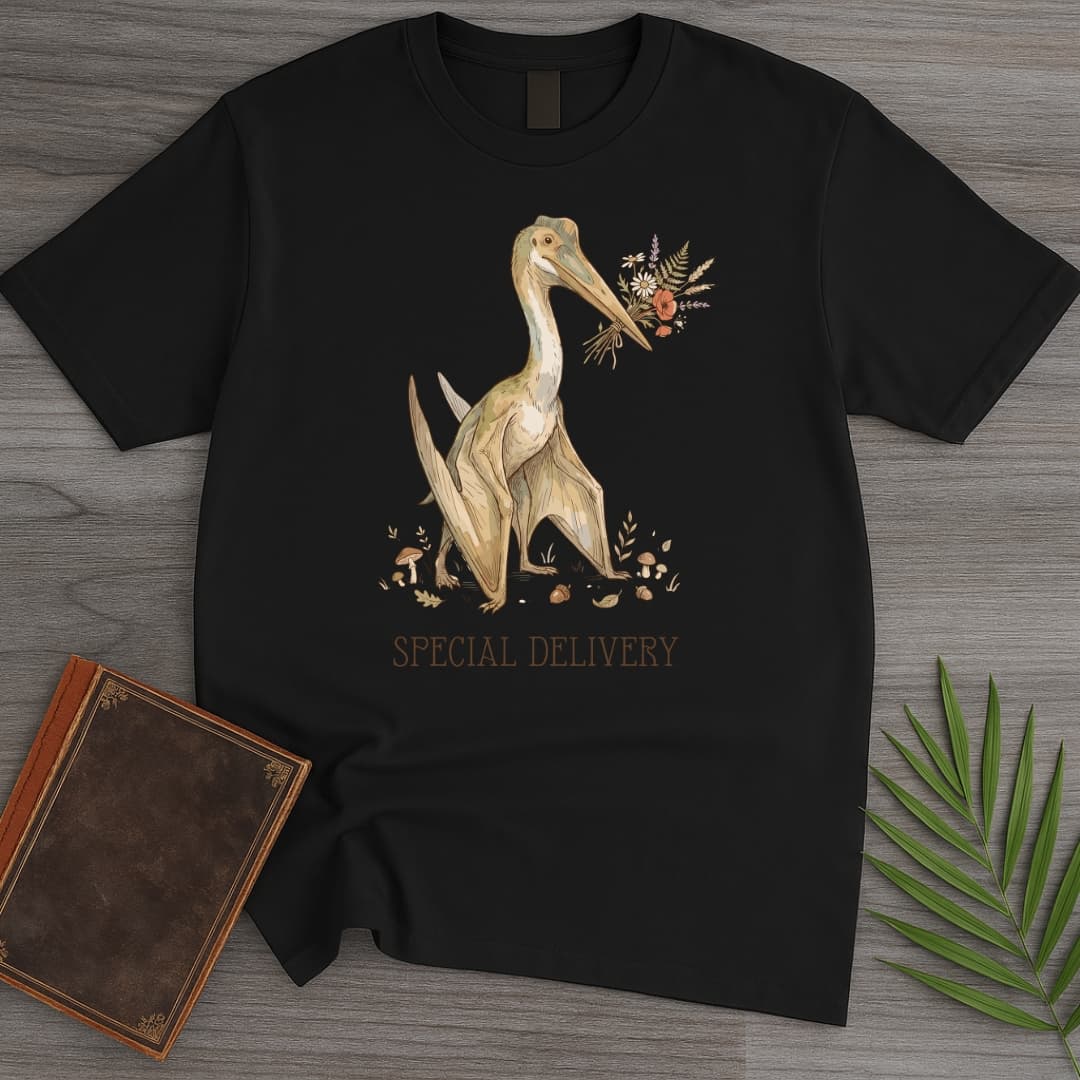 T-Shirt Black / S Quetzalcoatlus Post Delivery T-Shirt