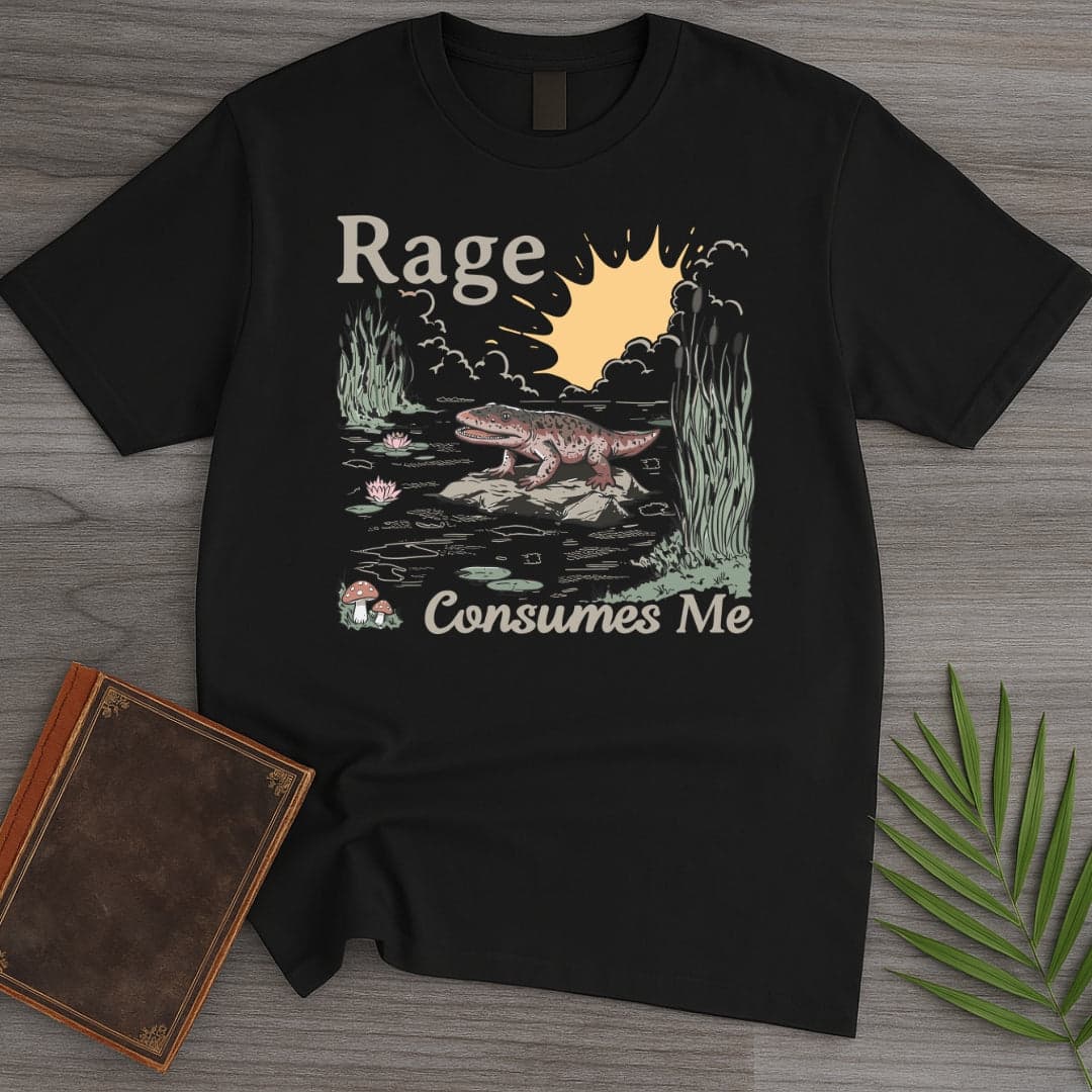 T-Shirt Black / S Rage Consumes Me Hynerpeton T-Shirt