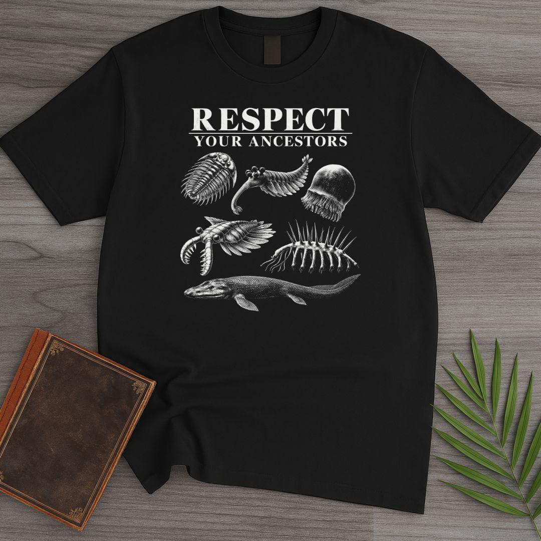 T-Shirt Black / S Respect The Prehistoric Ancestors T-Shirt