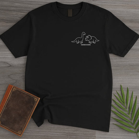 T-Shirt Black / S Simple Herbivorous Dino's T-Shirt