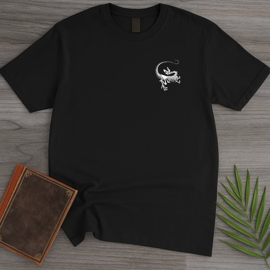 T-Shirt Black / S Simple Velociraptor Fossil T-Shirt