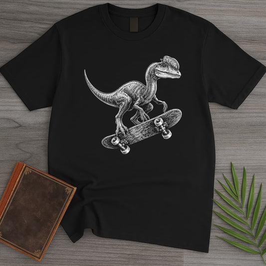 T-Shirt Black / S Skate King Dilophosaurus T-Shirt