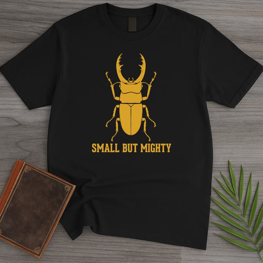 T-Shirt Black / S Small But Mighty Beetle T-Shirt