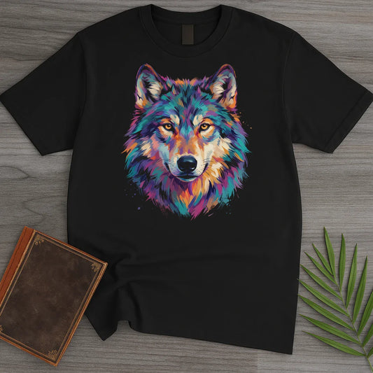 T-Shirt Black / S Spectrum Gray Wolf T-Shirt